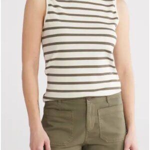 NWOT Sanctuary Essential Sleeveless Mock Neck Knit Top